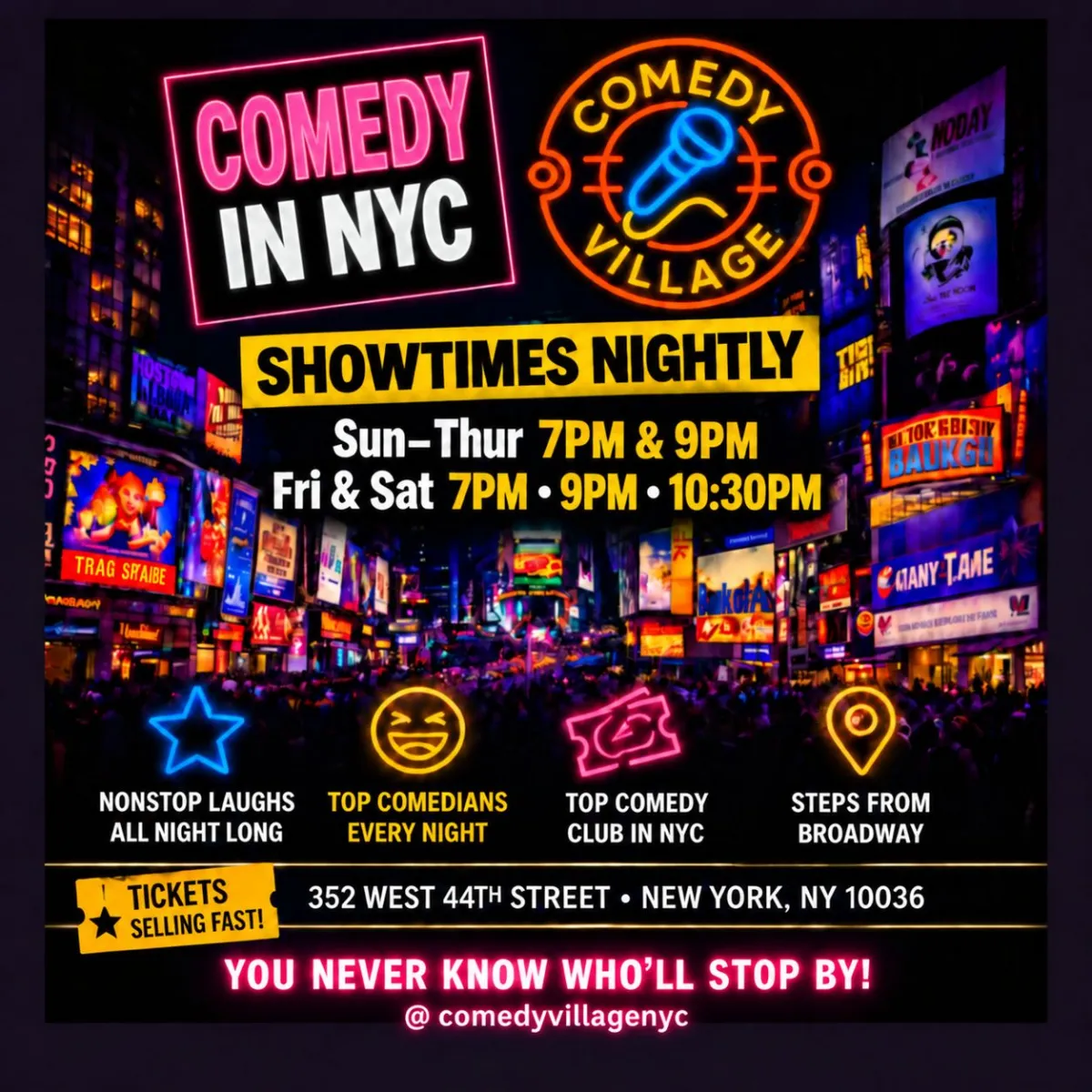 NYC Stand-Up | Tues, October 27th @9 PM