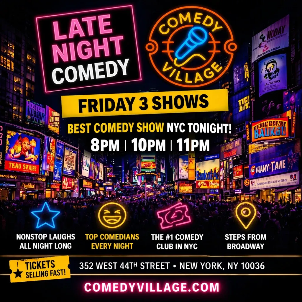 Live Comedy NYC | Fri, October 23rd @7 PM